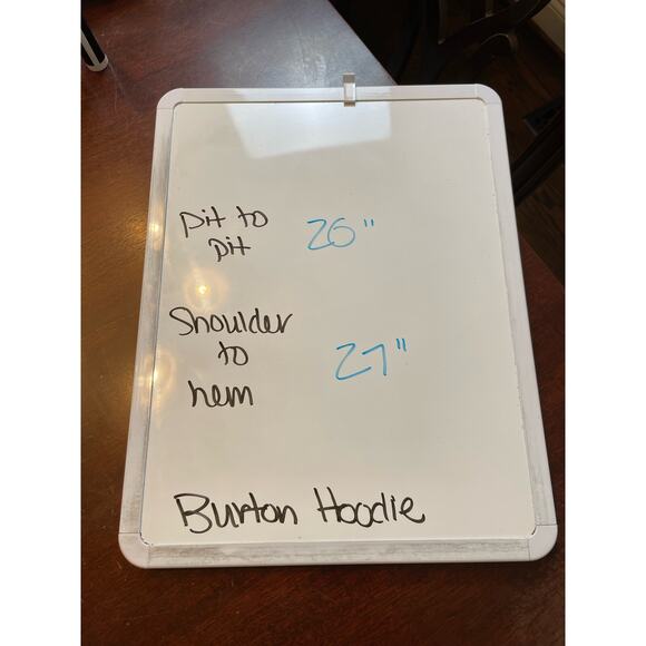 Burton Hoodie Button Front Ski Snowboard Winter Outdoor Sport Snow Mens M - Picture 7 of 7